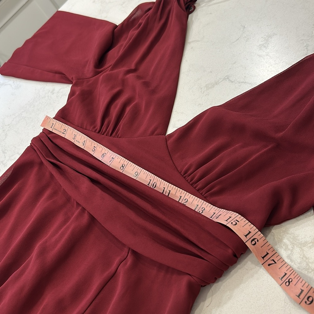 Lulu's Love You So Burgundy Long Sleeve Maxi Dress - Picture 15 of 16